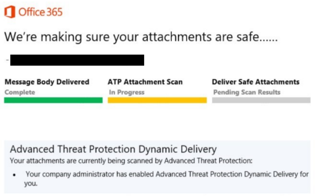 Exchange Online Advanced Threat Protection ATP Safe Attachments Service
