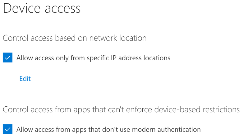 Managing Device Access Restrictions in OneDrive