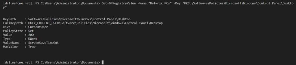 Group Policy PowerShell Commands How to Get Detailed Information about a Registry Key Configured in a GPO