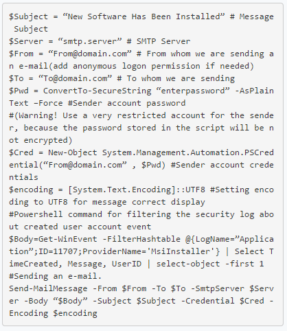 Unauthorized Software Installation on Windows Server – Who? What? When?