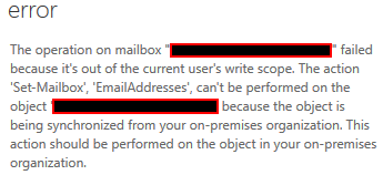 Using AD to Add an Alias to an Office 365 Email Account