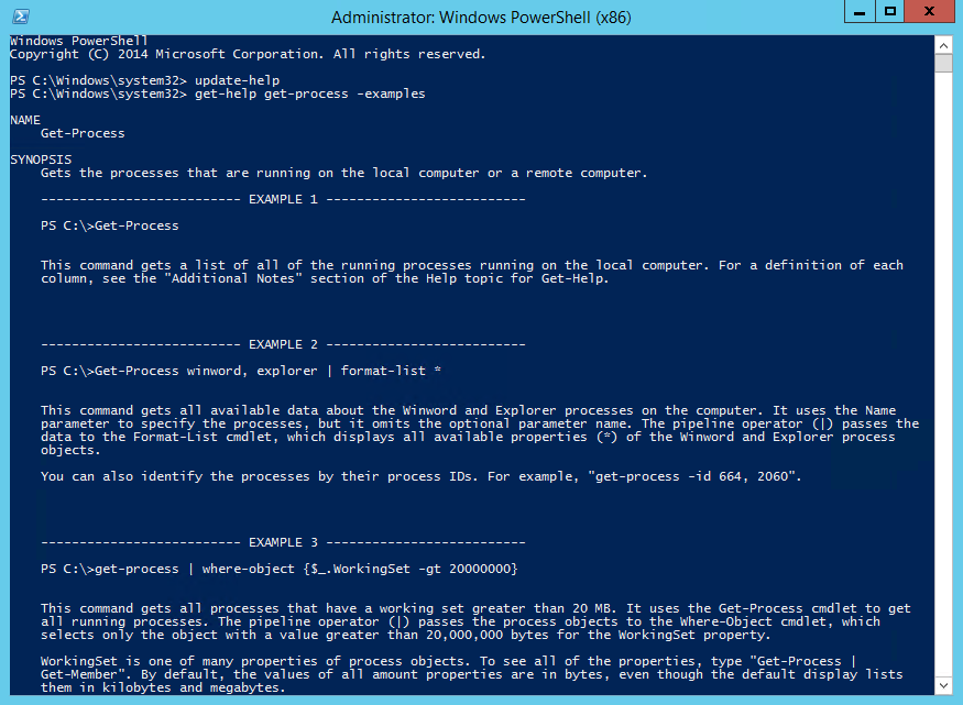 Running Windows PowerShell scripts.