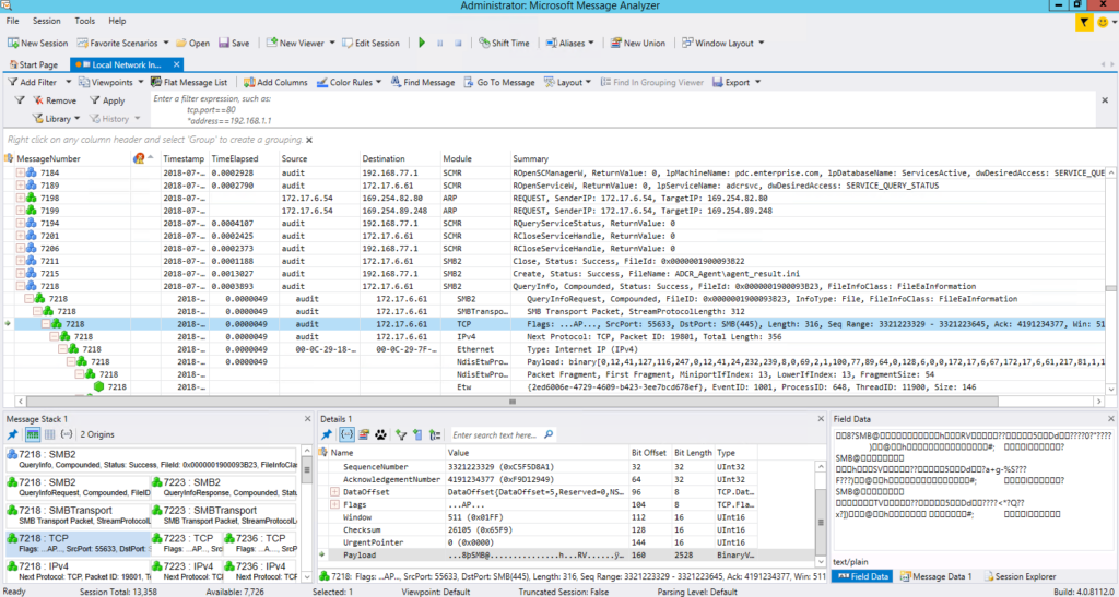 System Administrators Tools Microsoft Message Analyzer 