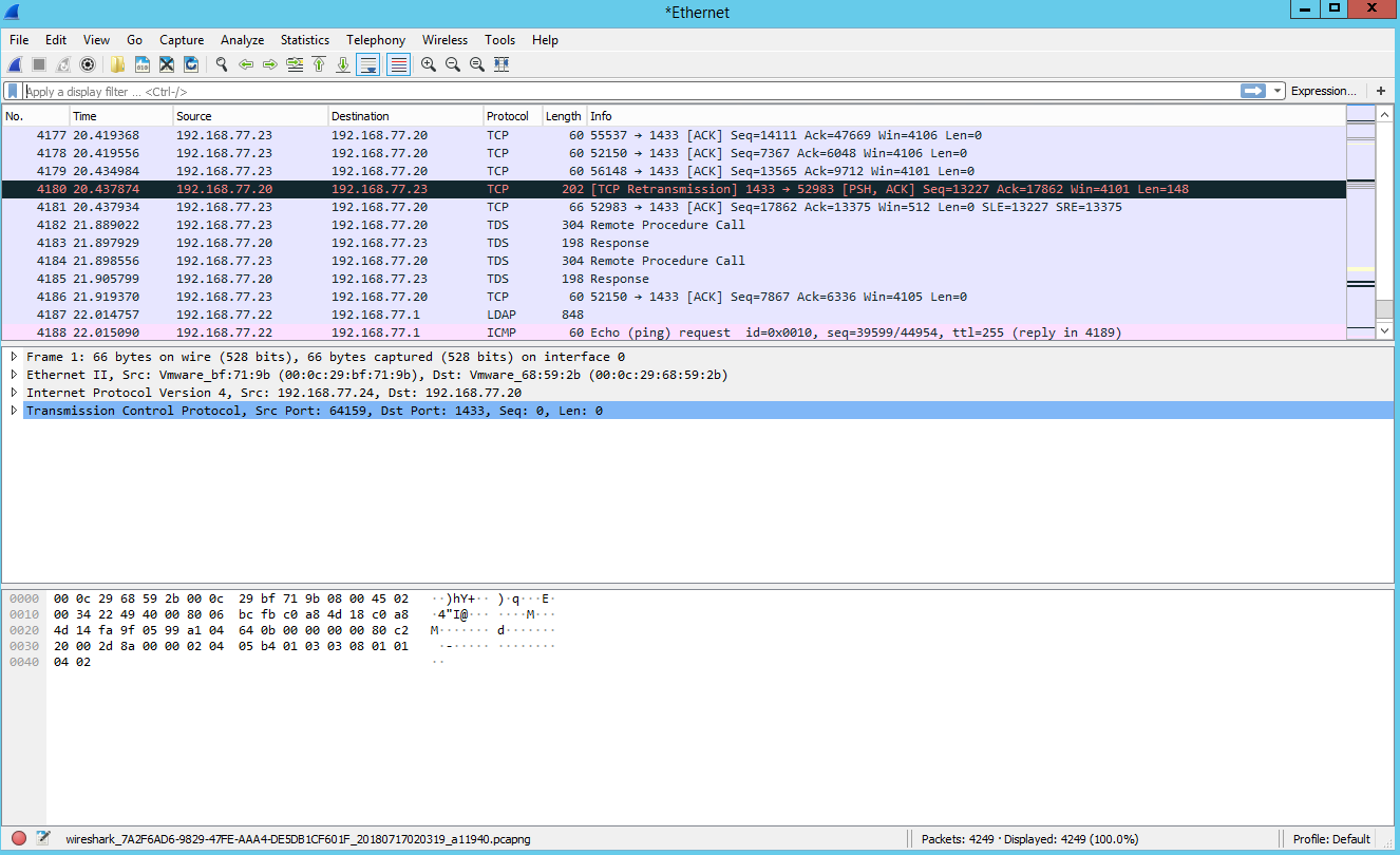 using wireshark to analyze network traffic