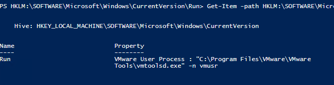 Here is how to get the parameters for a specific key 