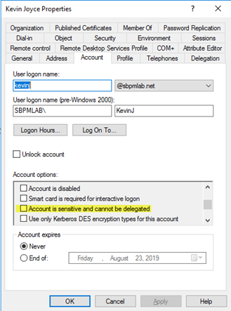 Resource Based Constrained Delegation 10