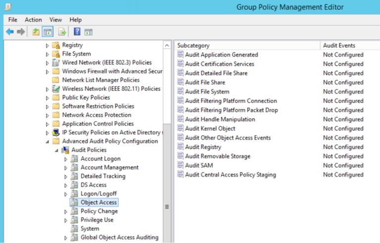 Windows File Access Monitoring