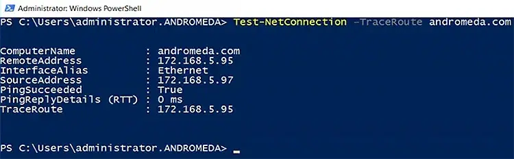 Check the DC’s Accessibility using PowerShell