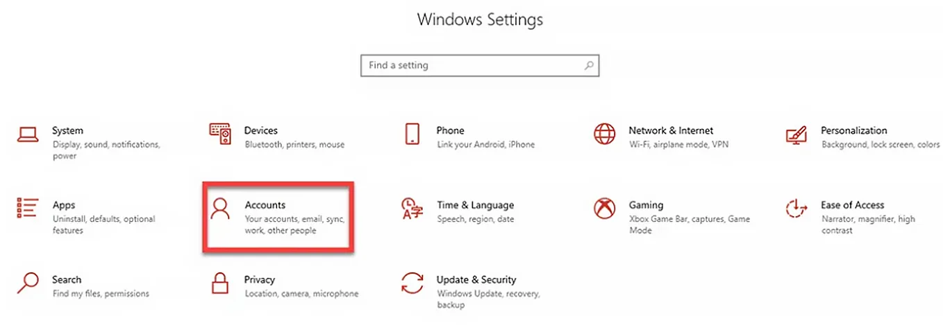 Option 2: Connect to the Domain through Windows Settings