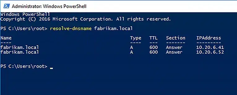 Check whether your Computer can resolve the Domain Name of the DC