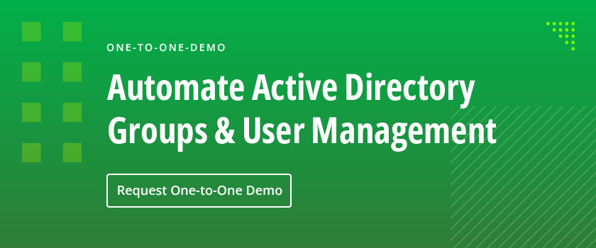 Automate Active Directory Groups & User Management
